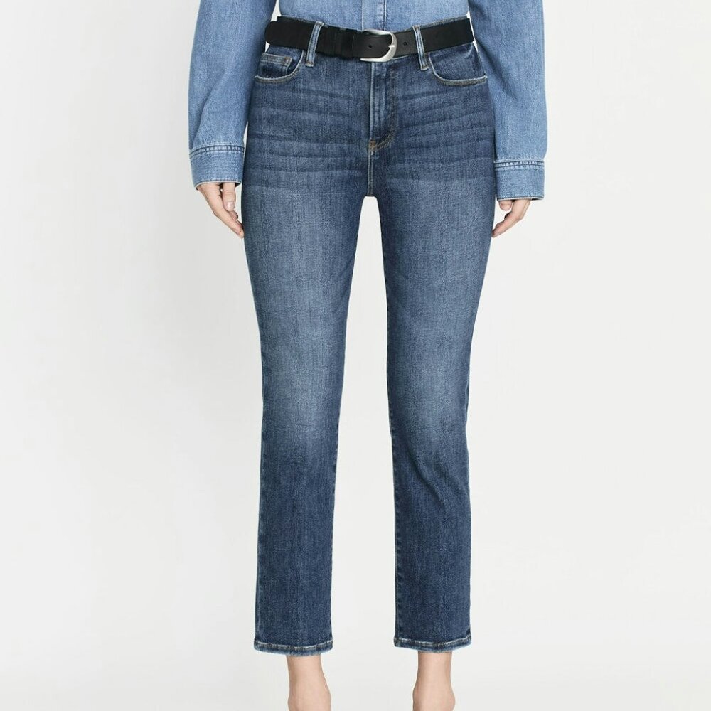 Frame High Rise Tailored Straight Leg Jeans Size 29 FREE SHIPPING